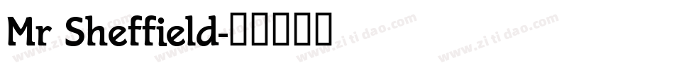Mr Sheffield字体转换